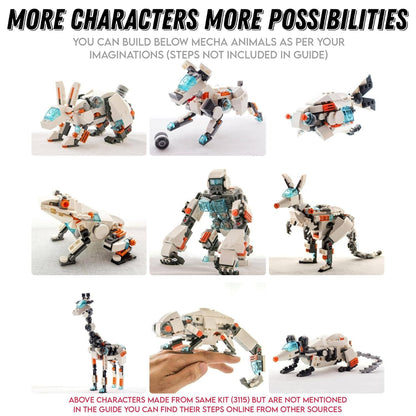 3 in 1 Architect Brick Toys 237+ Pieces Building Block - Space Astronaut Theme Blocks and Bricks