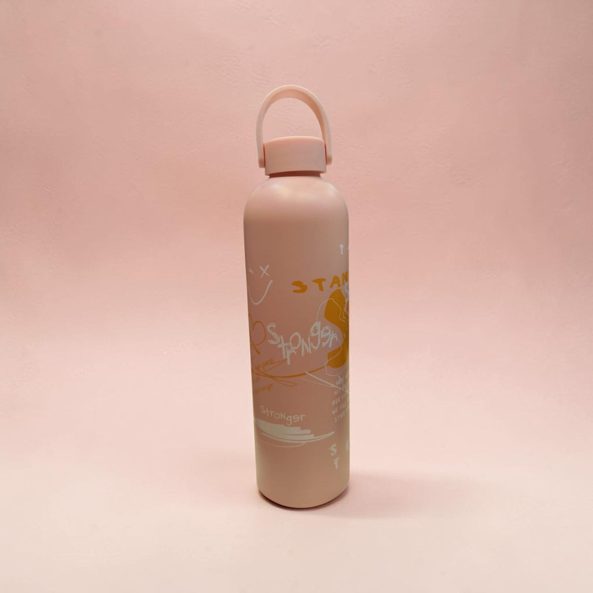 Motivational "Stronger" Stainless Steel Water Bottle  (800 ML)