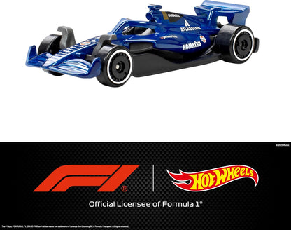 Hot Wheels 1:64 Scale 5-Pack Formula 1 Die-Cast Toy Cars, Set of 5 Officially Licensed