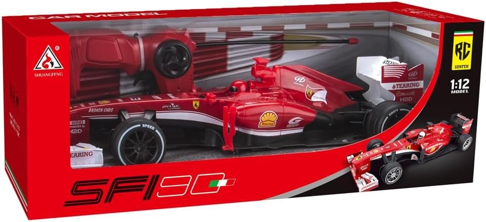 SF190 1:12 Scale Remote Control Formula 1 Racing Car - High Speed RC Car TV6734