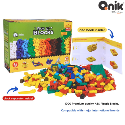 Box of Blocks – 500 Pieces Building Blocks Set for Kids