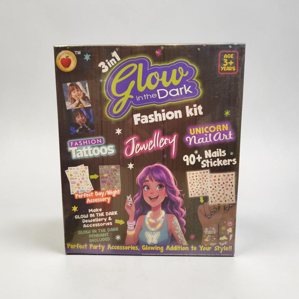 3-in-1 Glow in the Dark Fashion Kit