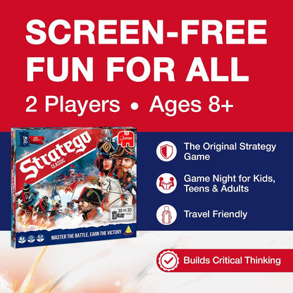 Stratego Original - Classic Strategy Board Game for Kids, Teens & Adults
