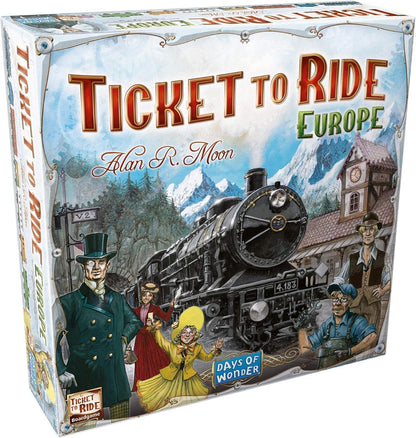 Ticket to Ride Europe Board Game - Embark on a Railway Adventure Across the Continent!