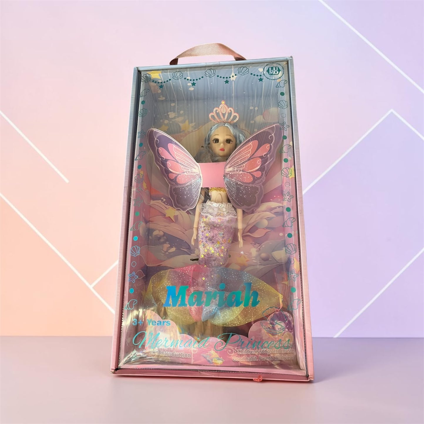 Long Mermaid Princess Fairy Doll for kids