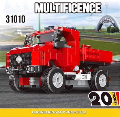 Construction Kit Building Block toy - Red Racing Car (278 Pcs)