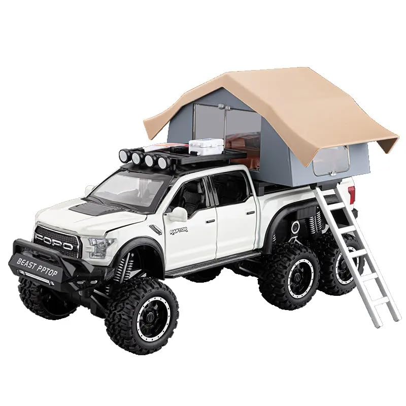 1:24 Die cast - Ford Raptor Motorhome (White)