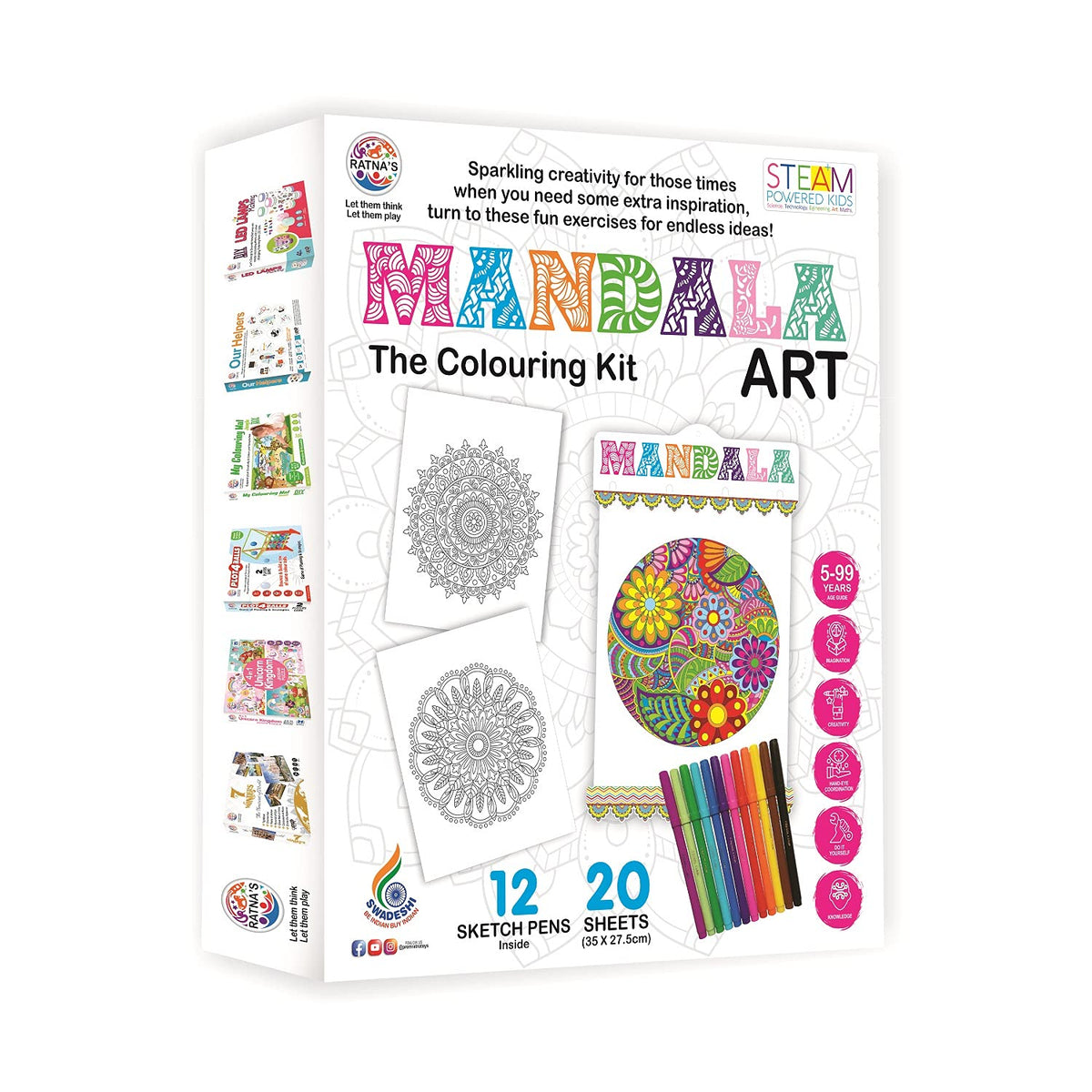Mandala Art – The Colouring Kit