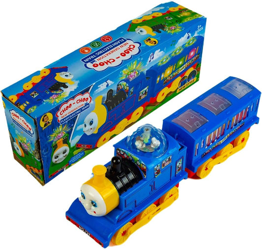 Miniature Toy Train with Track for Kids - Light and Music