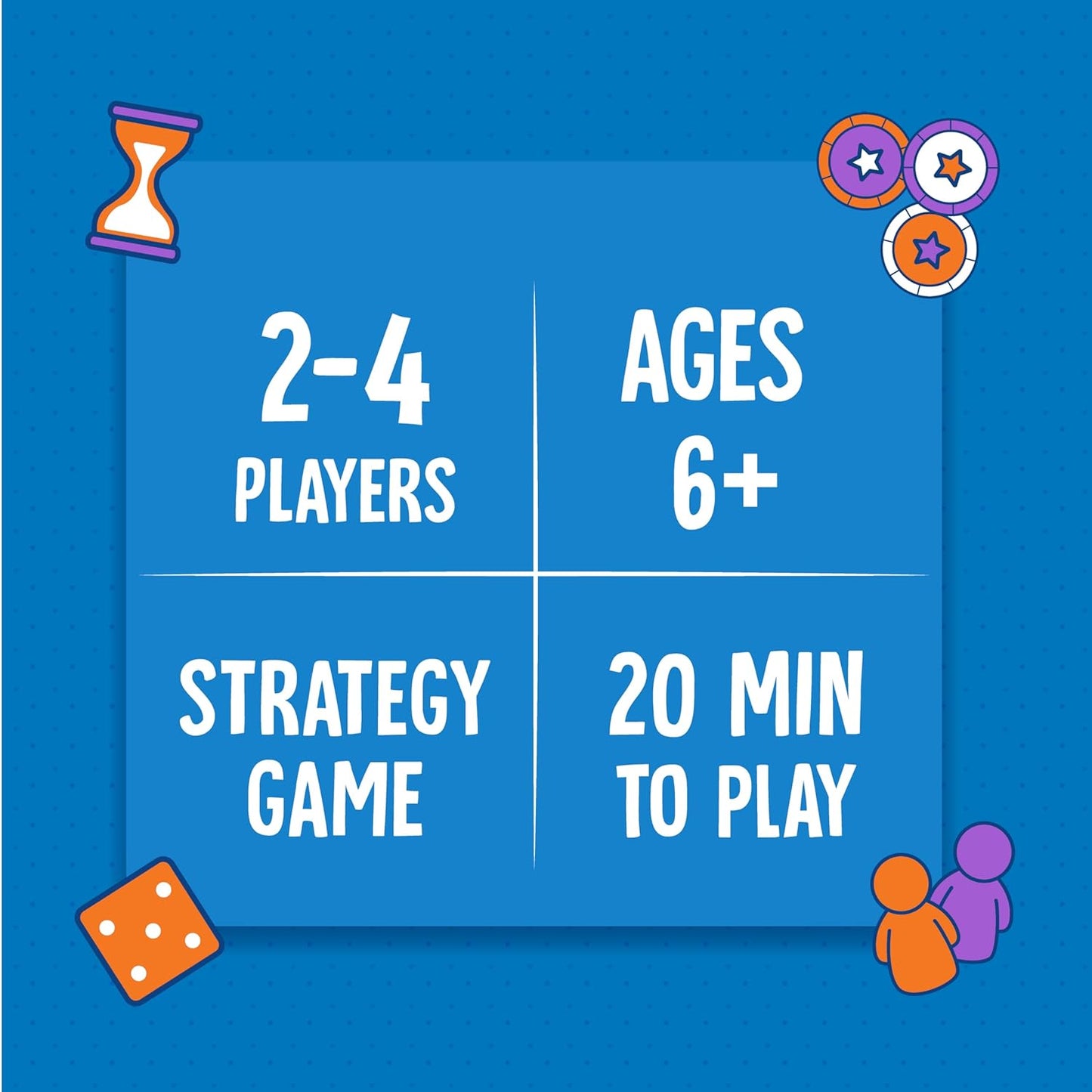 Original Topple - Strategy Game, Board Game for Kids, Adults and Families