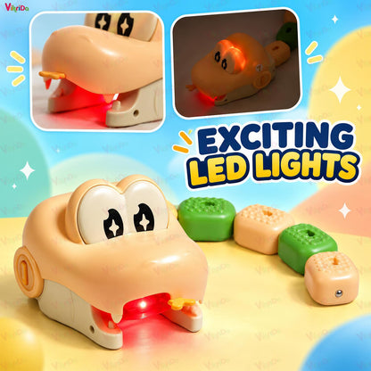 Remote Control Magnetic Snake with Music & LED Light for kids