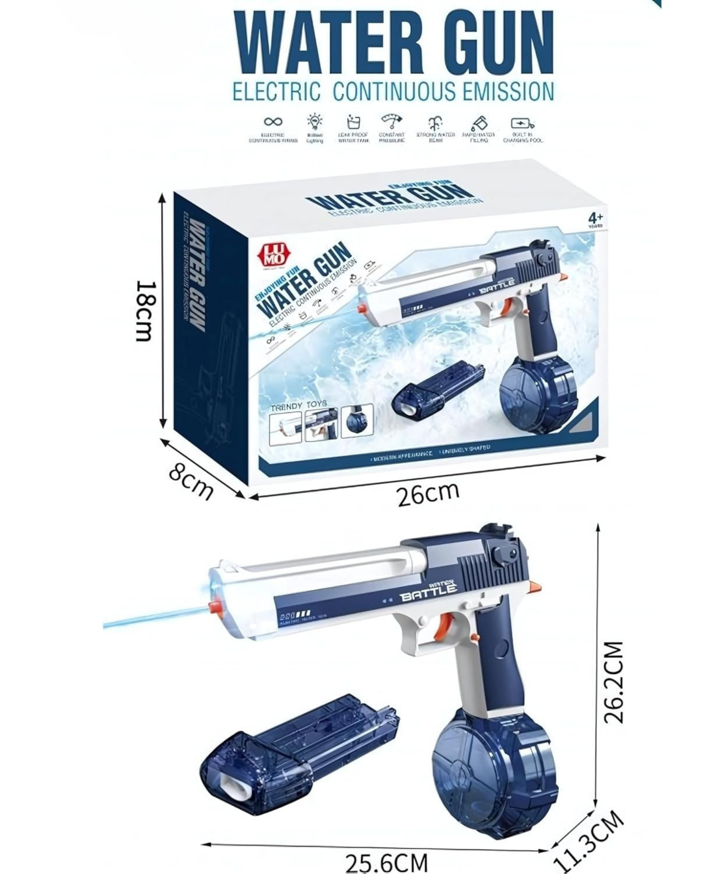 Electric Water Gun - Pistol