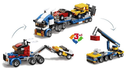 Architect 3 in 1 Jeep, Car & Truck Vehicle Toys | Transporter Building Brick Block for Kids | Stem Educational Learning Die Toys for Kids | Creative Construction Toy (264 Pcs)