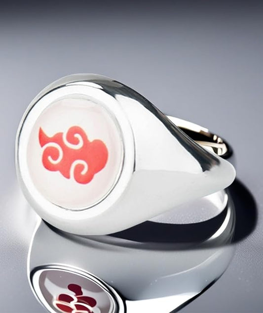 Akatsuki Ring, Ninja Gift Set, Cosplay Ring, Premium Metal Cosplay Jewelry, Anime Accessories For Men And Women, Unisex Design For Cosplay Parties And Collectors (Pack of 1) (Assorted colors)