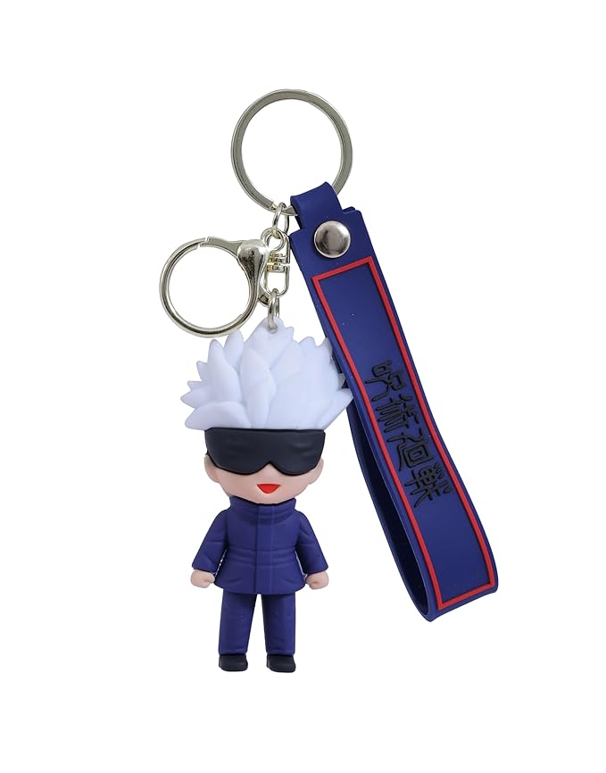 OTTAVO Cute Cartoon 3D Silicone High -Quality PVC Material Keychain, Suitable for Boys and Girls - Pack of 1.