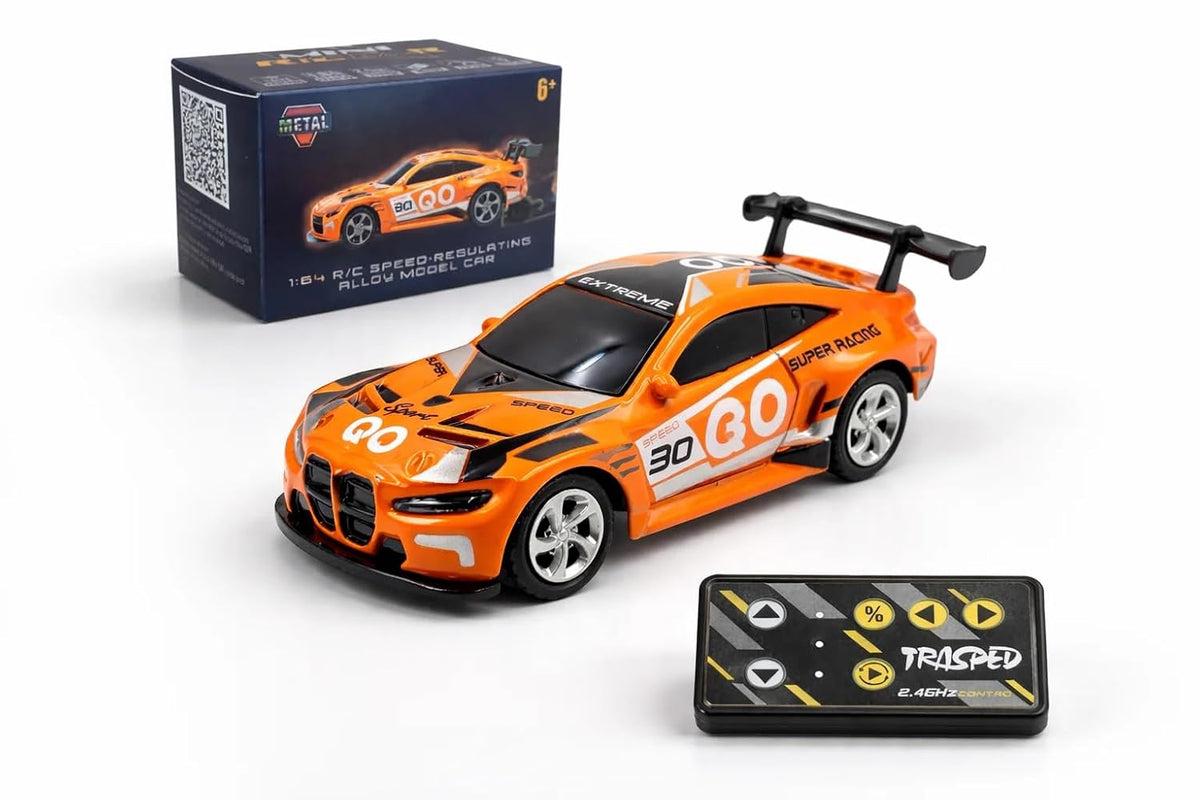 1:64 Mini RC Sports Racing Car - Orange