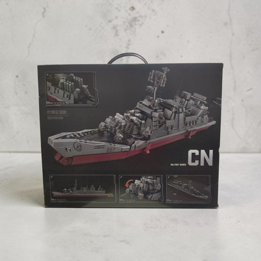 Military Series Destroyer Building Block Set – Detailed Naval Warship Model