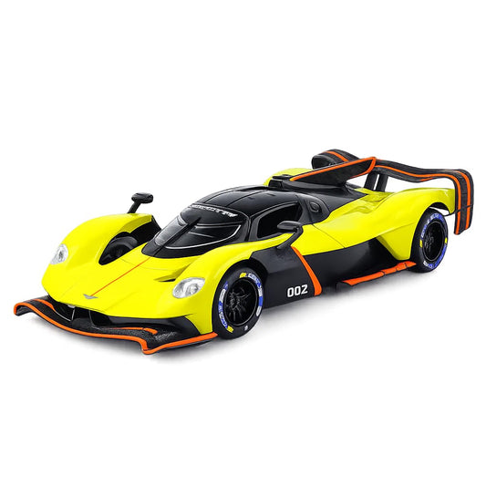 1:24 scale Hyper Sport Racing Car Die-Cast Model – Yellow & Black Edition