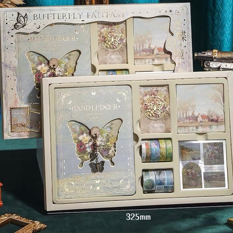 Butterfly Fantasy Vintage Scrapbook & Journaling Kit