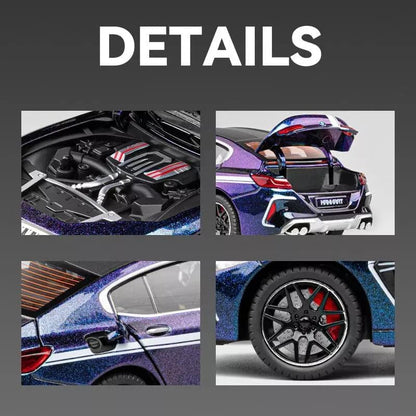 1:24 scale Die cast BMW M8 - Shimmer purple