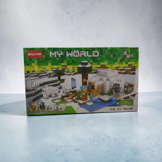My World Ice House Building Block Set – 278+ Pieces |