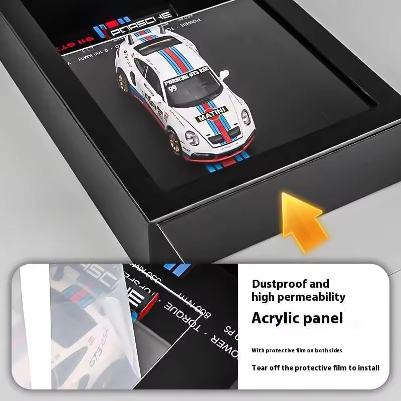 3D Supercar Wooden Frame – Luxury Car Wall Decor/ Collectibles