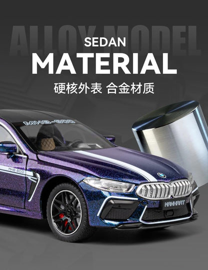 1:24 scale Die cast BMW M8 - Shimmer purple