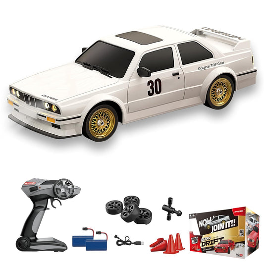 Woosh RC Drift Car with LED White - 4x4 (30 kmph)