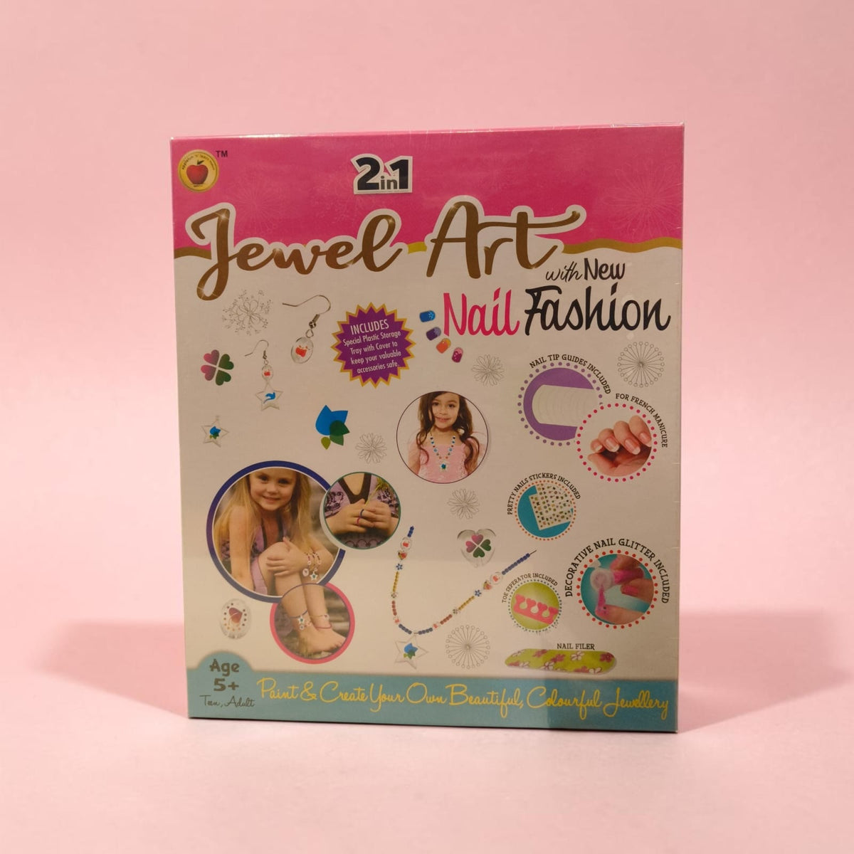 2-in-1 Jewel Art & Nail Fashion Creative Kit