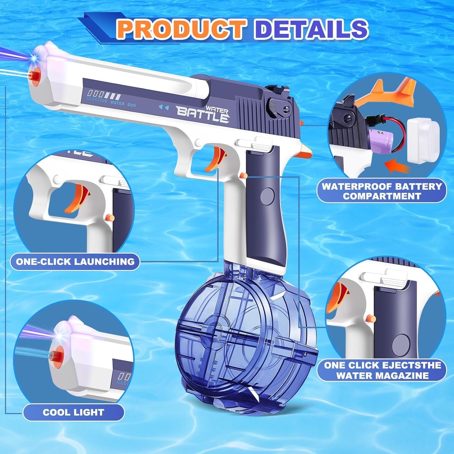 Electric Water Gun - Pistol