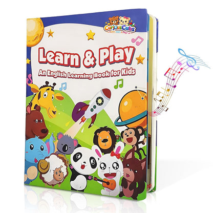 12-in-1 Interactive Musical Learning Book for Kids (1–5 Years)