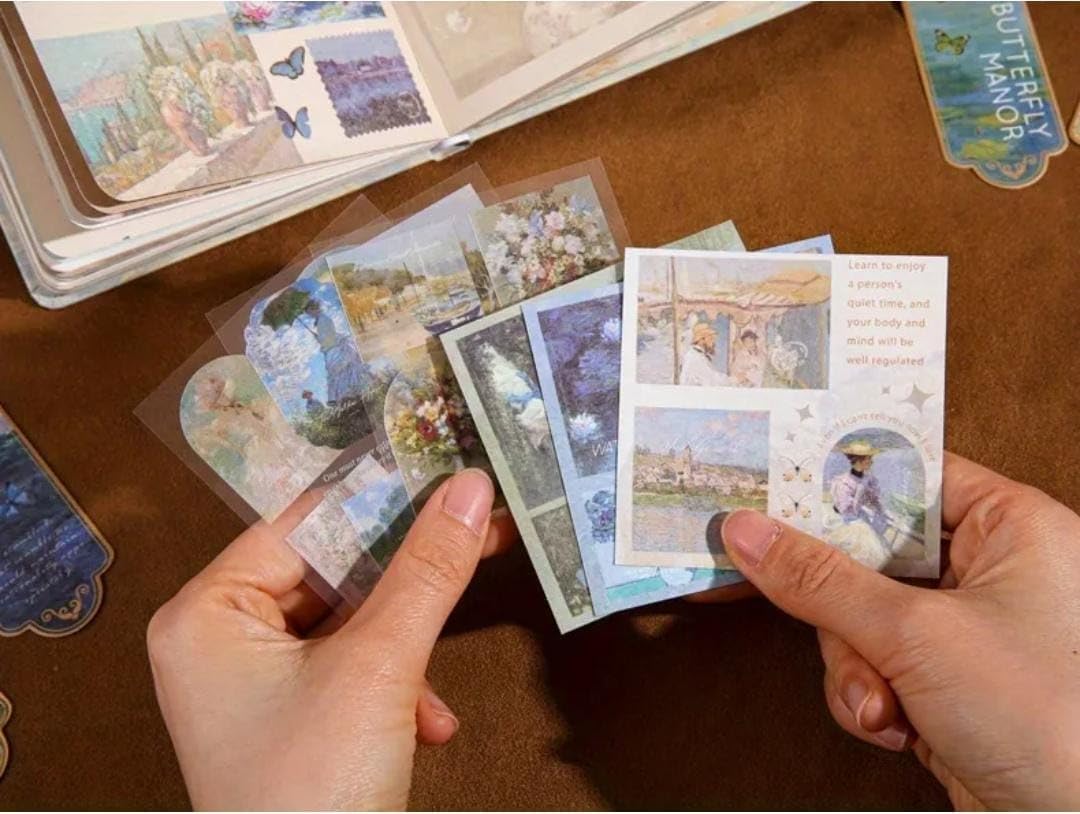 Butterfly Fantasy Vintage Scrapbook & Journaling Kit