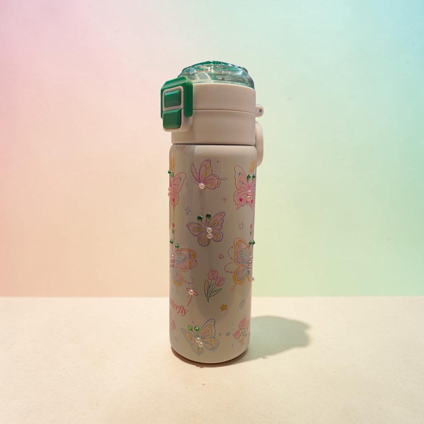 Butterfly Blossom Stainless Steel Water Bottle