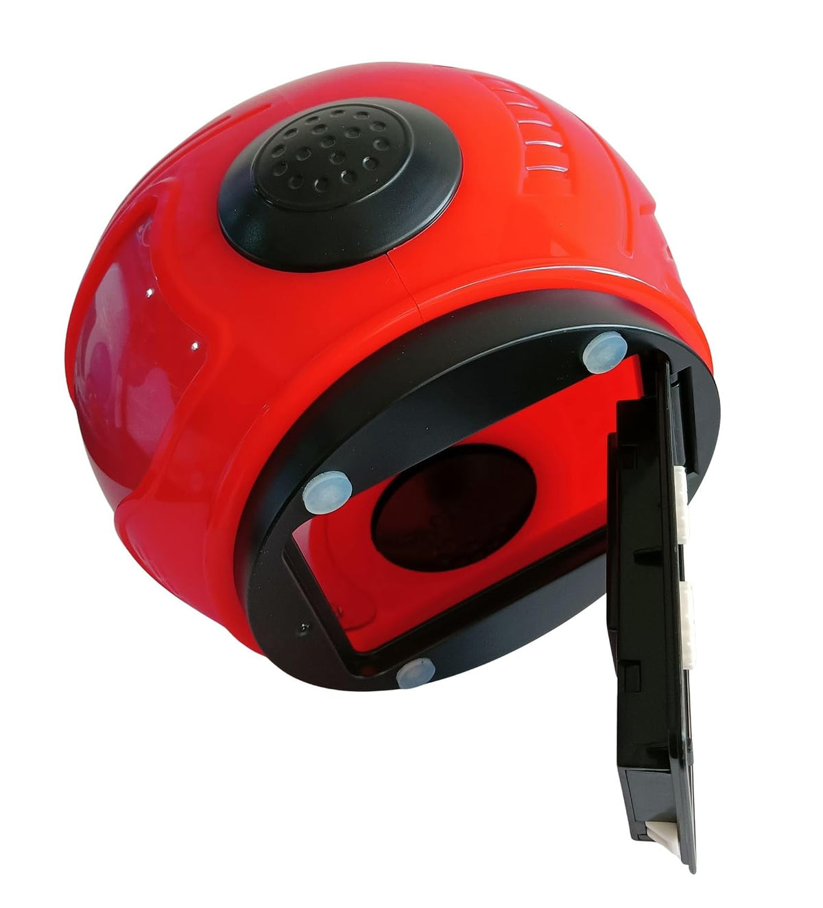 Red Helmet-Shaped Coin Bank