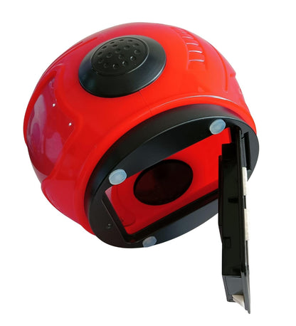 Red Helmet-Shaped Coin Bank