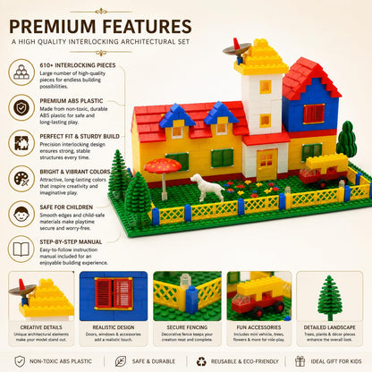 Senior Architect Building Blocks Set | 610 Piece