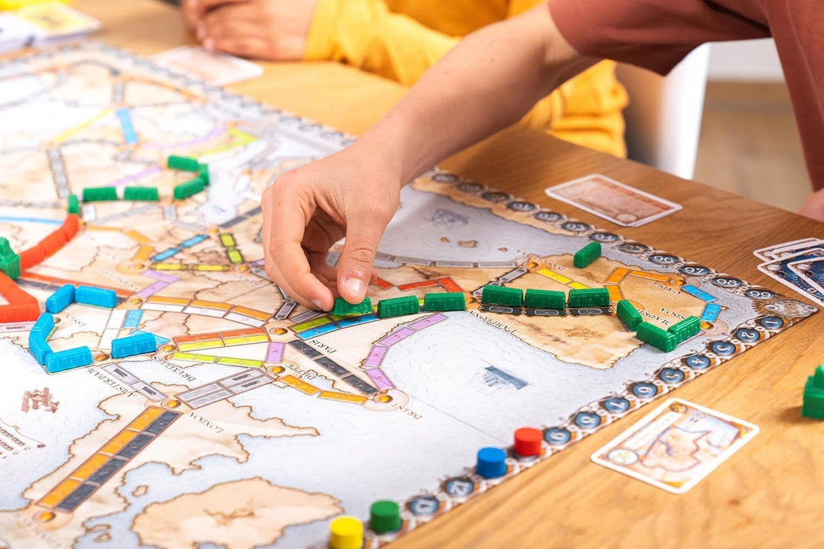 Ticket to Ride Europe Board Game - Embark on a Railway Adventure Across the Continent!