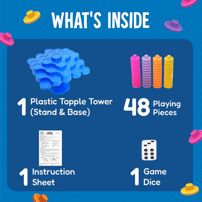 Original Topple Strategy Board Game for Kids and adult