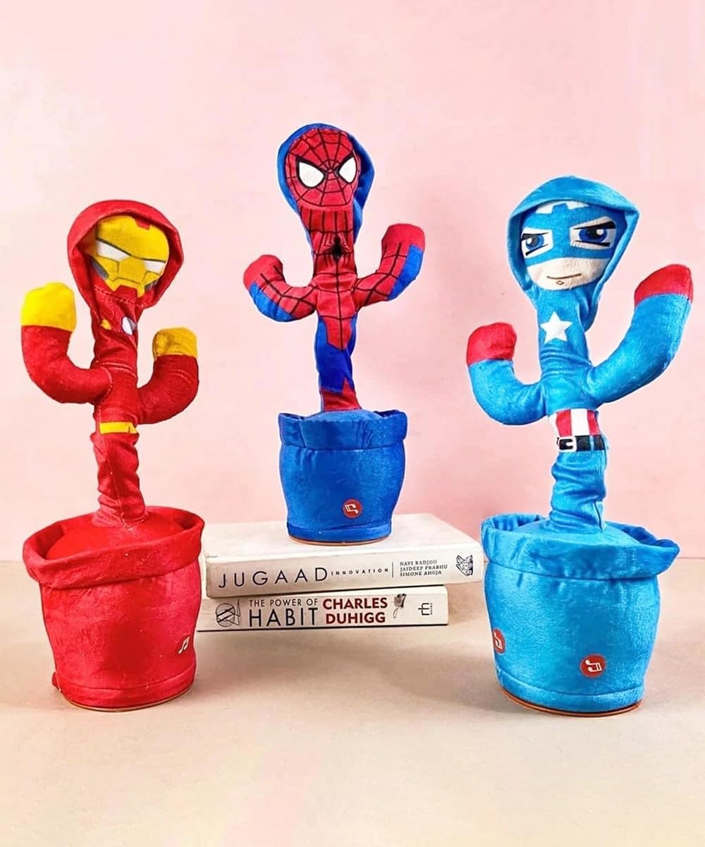 Dancing & Singing Superhero Plush Toy