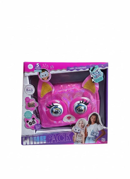 Wink Pack Interactive Kitty Handbag – Pink Fashion Purse for Kids