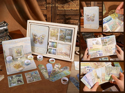 Butterfly Fantasy Vintage Scrapbook & Journaling Kit