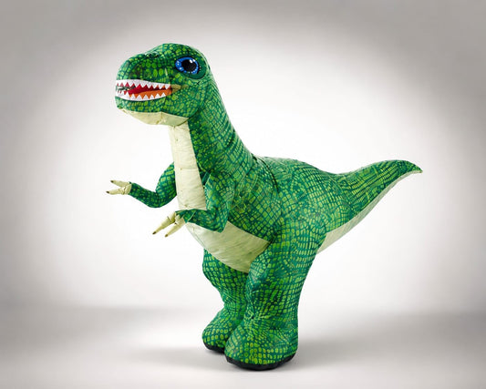 Remote Control Inflatable Dinosaur Toy for Kids | Giant Walking RC Dinosaur with Light & Sound | Rechargeable Battery Operated Dino Toy |