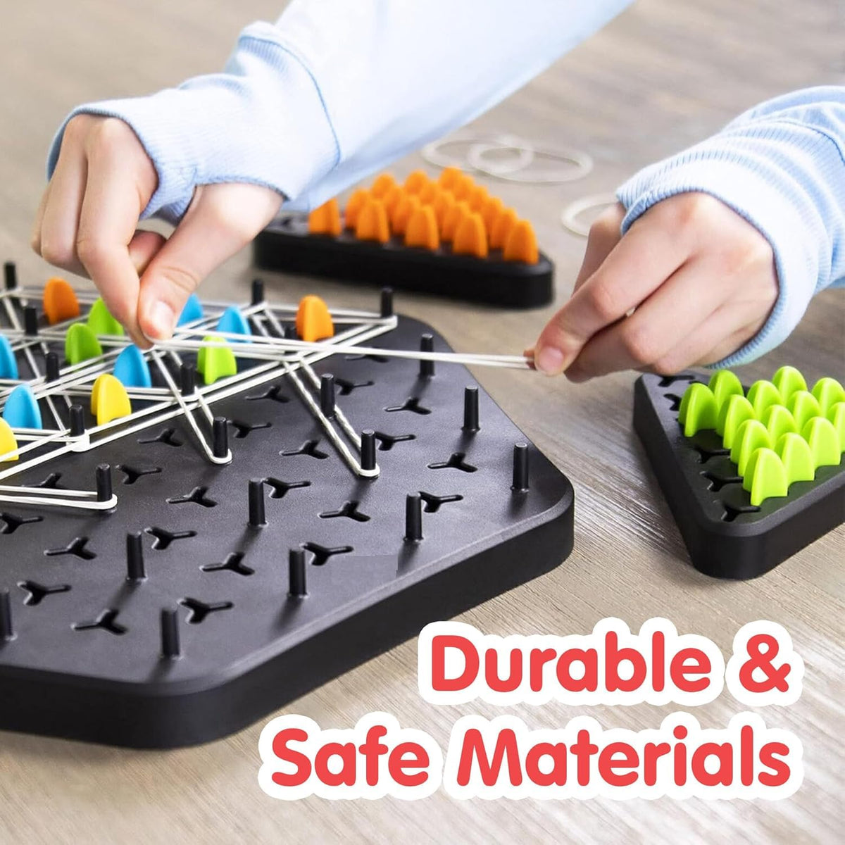Big Triangle Chinese Checkers Board Game for Kids