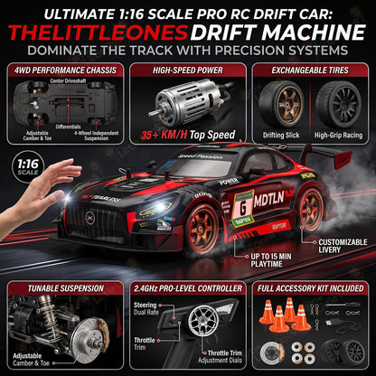 4x4 High Speed Remote Control Drift Car 2.4GHz - Assorted color