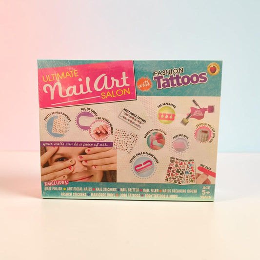 Ultimate Nail Art Salon & Fashion Tattoos Kit