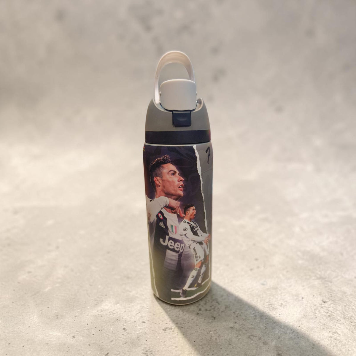 Football Legend Printed Water Bottle - 900 ML