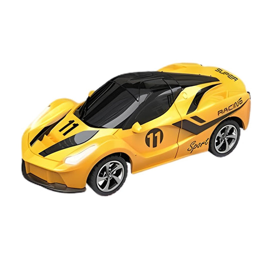 Remote Control Mini Sports Car for Kids - Yellow