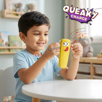 Blix Queaky Charge Rechargeable Sound Making Toy For Kids. Assorted Design