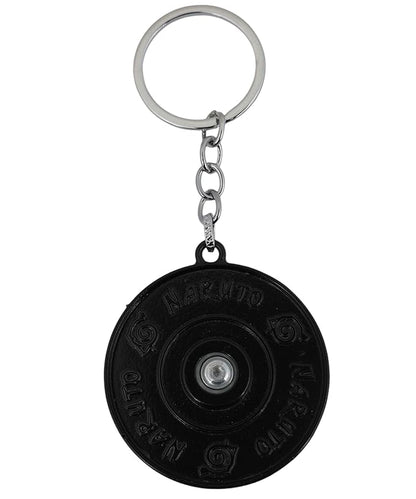 Anime Rotating Metal Keychain – 360° Spin Alloy Key Ring