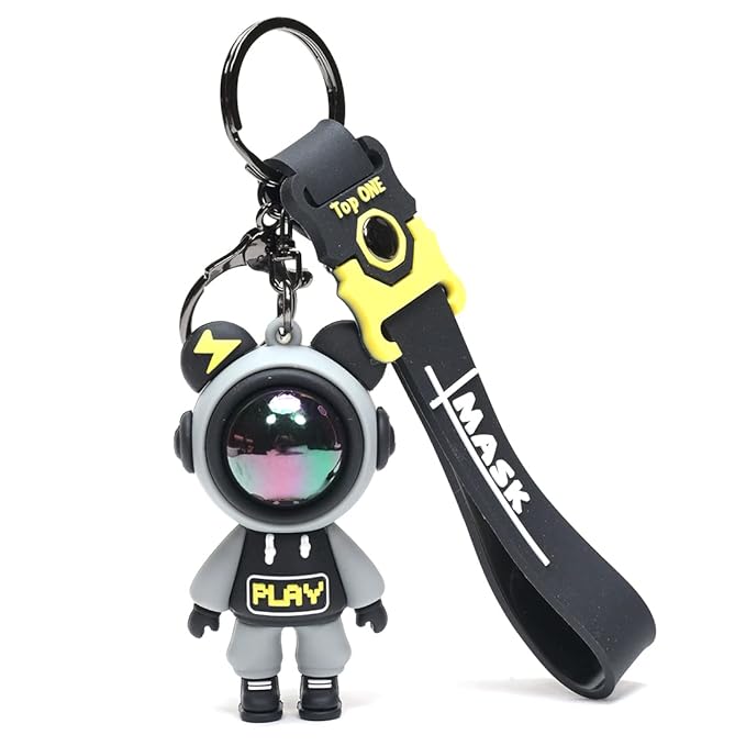 Metal Weapon Cool Cute Anime Cartoon 3D Rubber Creative Silicon Keychain Suitable For Girls | Car key rings| Bike Key Chains | Bag Charm | Boys